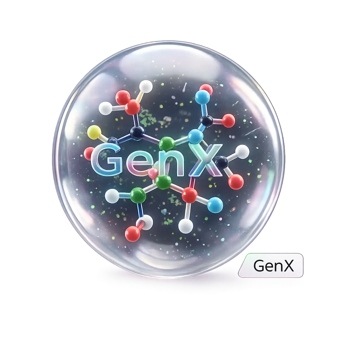 Chemische 3D Struktur von GenX im Trinkwasser