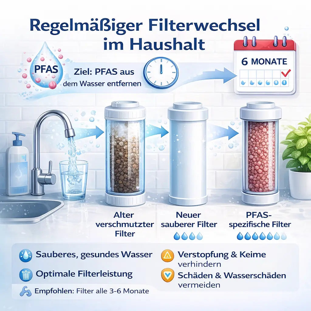 Filterwechsel > Wartung > Wechselintervall>> Bedeutung